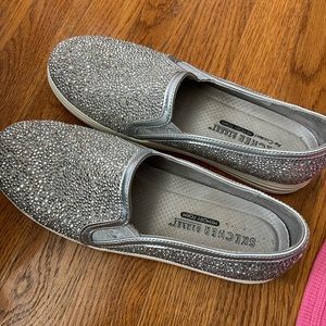 Sketchers bedazzled slip on womens size 7